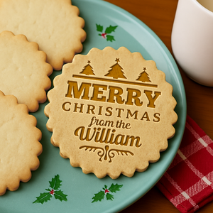 Custom Name We Wish You A Merry Christmas Cookie Stamp Gift For Family CH07 899740