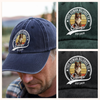 Custom Cute 3D Dog - Human Belongs To Dog Washed Denim Baseball Cap HA75 898152