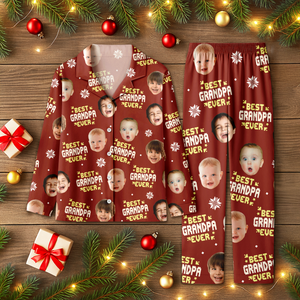 Custom Photo Best Daddy Ever Funny Kids Christmas - Personalized Pajamas CH07 899722