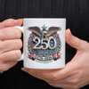 USA Eagles 250th Anniversary Semiquincentennial 1776-2026 White Mug HA75 920260