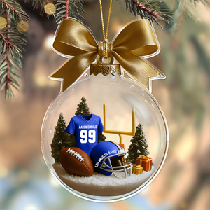 Personalized Football Transparent Acrylic Ornament Gift For Football Lovers CH07 899468