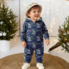 Custom Photo Merry Fishmas Onesie Pajamas, Christmas Gift For Family, Fishing Lovers HO82 900632