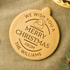 Custom Name We Wish You A Merry Christmas Cookie Stamp Gift For Family CH07 899740