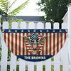 Custom Name America 250th Eagle Non-Pleated Fan Flag LM32 899037
