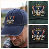 America 250 Years of Freedom 1776–2026 Anniversary Washed Denim Baseball Cap HA75 898690