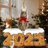 Custom Photo Cat Acrylic Ornament Christmas Gifts For Cat Lovers HA75 897856