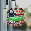 Custom Photo Route 66 Acrylic Keychain Gift For Car Lovers CH07 899142
