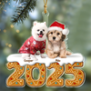 Custom Photo Dog Acrylic Ornament Christmas Gifts For Dog Lovers HA75 897854
