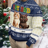 Cat Mom Cat Dad Funny Cat Personalized Ugly Sweater For Cat Lovers LM32 895971