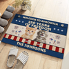 Welcome To Ameowica 250 Years Of Freedom Custom Cat Photo Doormat CH07 910170