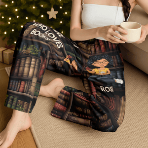 Personalized Just A Girl Who Loves Book Sweatpants TH10 896245