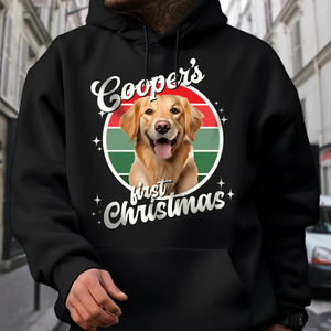Custom Dog Photo And Name First Christmas Shirt For Dog Lover TH10 896627