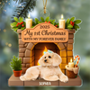 Custom Photo Dog First Christmas Acrylic Ornament For Dog Lovers HA75 897888