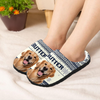 Custom Dog Photo Christmas Slipper For Dog Lovers CH07 896406