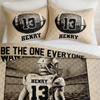 Personalized American Football Player Quilt Bedding Set - Be The One Everyone Wants To Watch CH07 899712