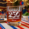 Personalized Name USA 250th Anniversary Engraved Whiskey Glass HA75 920280