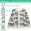 Custom Dog Cat Photo With Hand Block Print Ugly Cardigan For Dog/Cat Lovers LM32 897191