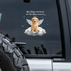 You Let Paw Prints on My Heart Personalized Pet Memorial Photo Car Window Decal Sticker CH07 910360