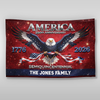 Personalized Eagle America 250th Birthday House Flag CH07 910646