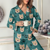 Custom Cat Face Photo Pajamas Christmas Gift For Cat Lovers CH07 899578
