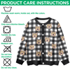 Custom Photo Christmas Ugly Cardigan For Cat Lover TH10 896579
