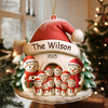 Personalized Gift Snowman Family Christmas Keepsake Acrylic Ornament LM32 895793