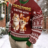 Personalized Christmas Better With Dog Cat Ugly Sweater CH07 899900
