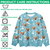 Custom Photo Christmas Ugly Cardigan For Dog Lover TH10 896577