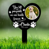 One By My Side, Forever In My Heart Custom Dog Memorial Garden Stake CH07 910738