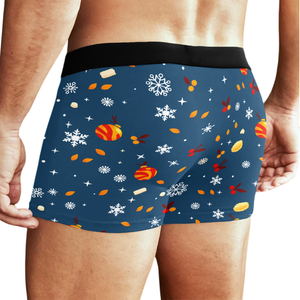 Custom Funny Photo Only My Wife Can Jingle My Ball Man's Boxer CH07 899898
