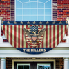 Custom Name America 250th Eagle Non-Pleated Fan Flag LM32 899037