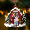 Custom Family Photo Christmas Personalized Wood Ornament HA75 897556