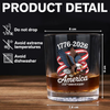 America 250Th Anniversary 1776-2026 Eagle Whiskey Glass HA75 920262