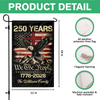 Custom Family Name 250 Years We The People Patriot Garden Flag HA75 920166