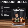 The Dogfather For Dog Lover Print Whiskey Glass TH10 896469