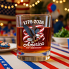 America 250Th Anniversary 1776-2026 Eagle Whiskey Glass HA75 920262