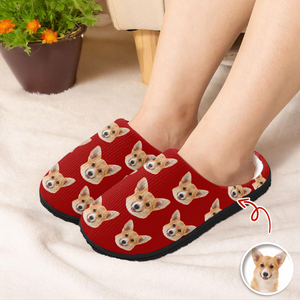 Custom Funny Face Dog Cat Pet Slippers Gift For Pet Owner HA75 892998
