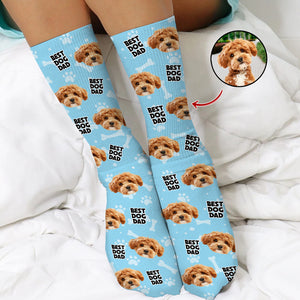 Custom Photo Best Parents Ever - Personalized Socks For Dog Lovers TH10 894431