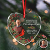 Custom Photo I'm Always With You Memorial Glass Ornament, Loss of Dad/Mom Gift HO82 894764