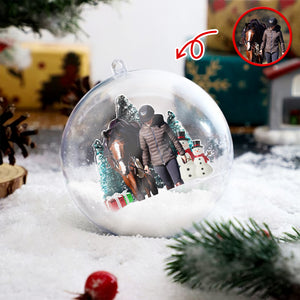 Custom Horse Photo - Personalized 3D Ball Ornament Christmas Gift For Family CH07 899792