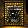 Custom Name First My Daughter Forever My Friend Infinity Mirror Light Box Personalized Mother's Day Gift HO82 901930