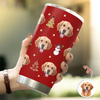 Custom Photo Christmas - Personalized Fat Tumbler Gift for Dog Cat Lovers TH10 894425