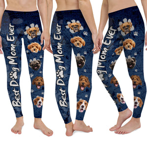 Custom Photo Best Dog Mom Ever Dog Legging HO82 900536
