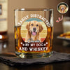 Custom Photo Easily Distracted By My Dog And Whiskey Print Whiskey Glass HA75 897958