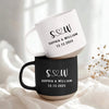 Personalized Mr and Mrs Couple Gift Pottery Mug HA75 898918