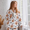 Custom Photo With Dog Cat Paw Fluffy Loungewear HO82 903808