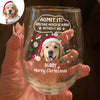 Custom Photo Admit it! Christmas Would Be Boring Without Me Stemless Wine Glass CH07 896416