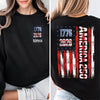 Custom Name America 250th 1776-2026 Back & Front Dark Shirt TH10 169063