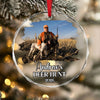 Custom Photo Hunting Glass Ornament TH10 896667