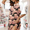 Custom Face Photo Raglan Nightgown TH10 898331